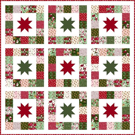 Starbound Christmas Quilt Blocks Christmas Quilt Patterns Quilt