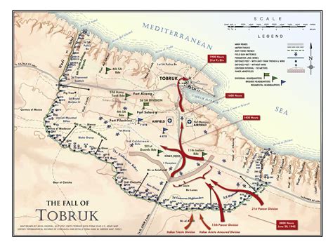 Tobruk Wwii History North African Campaign Wwii Maps