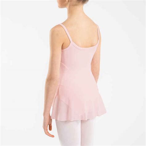 Girls Ballet Skirted Leotard Pale Pink Decathlon