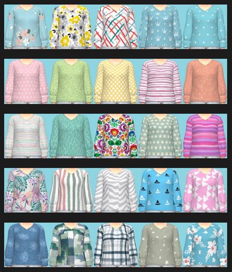 Tiny Living Shirt Recolors At Annetts Sims 4 Welt Sims 4 Updates