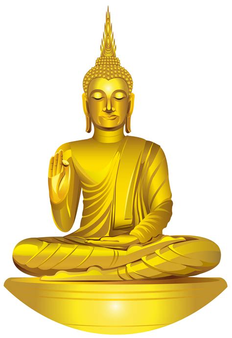 Golden Buddha Statue Png Clip Art Best Web Clipart