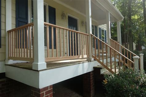 Come on over now, grandma. DIY Front Porch Railing Replacement Project | Porch ...
