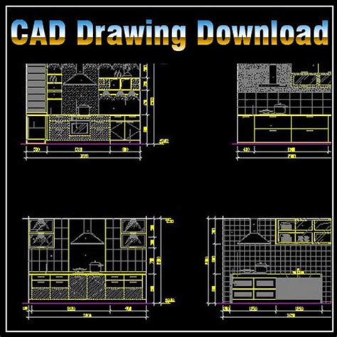 Kitchen Design Template – CAD Design | Free CAD Blocks,Drawings,Details