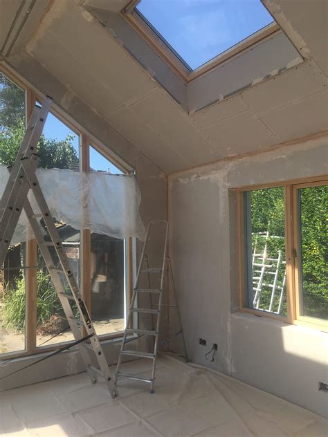 The central role of the kitchen in the way we use our homes mean they are often a focal point of the entire property, and making sure they're big enough to handle everything you throw at them is important. Vaulted Ceiling Kitchen Extension - MA Plastering Services