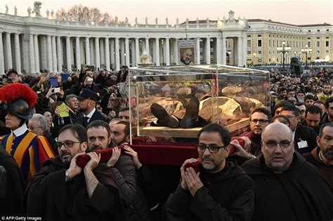 Padre Pio Arrives Back At The Vatican Nearly 50 Years After Death