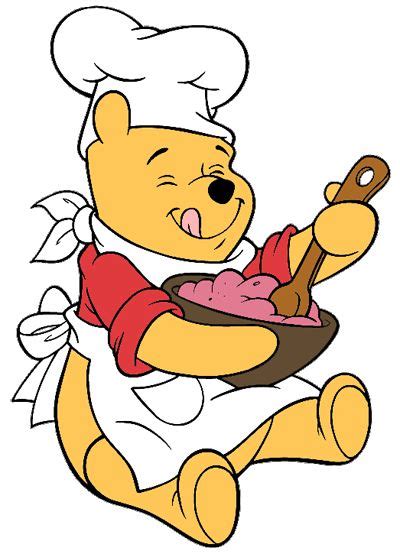 Poohbaking 400×554 Winnie The Pooh Pictures Cute Winnie The