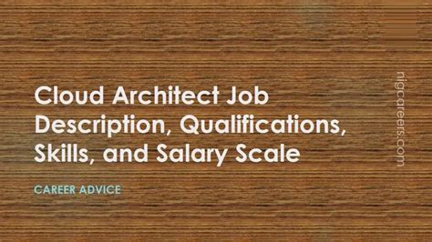 Cloud Architect Job Description Skills And Salary