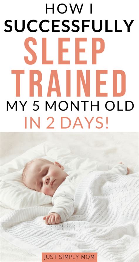 How I Successfully Sleep Trained My 5 Month Old Baby In 2 Days Artofit