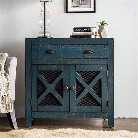 Simon Accent Chest Blue By Elements Furniture Furniturepick