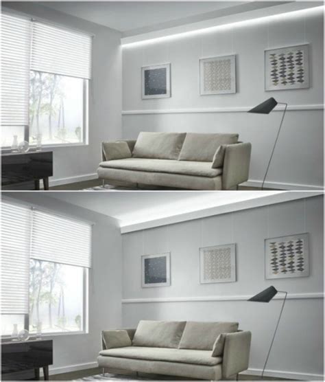 Suchen sie deckenbeleuchtung wohnzimmer ideen? stuckleisten-led-indirekte-beleuchtung-wohnzimmer-weiss ...