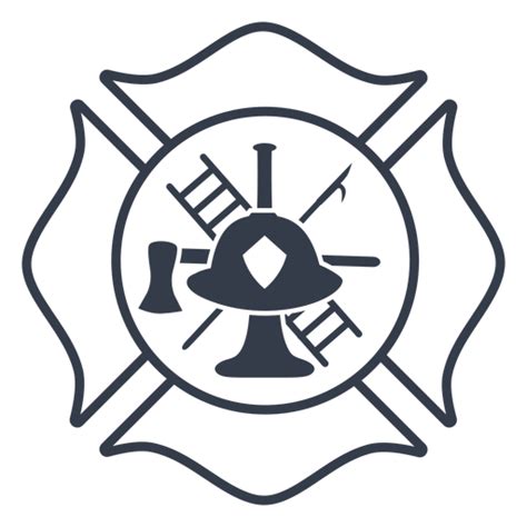 Badge Firefighter Badge Transparent Png And Svg Vector File