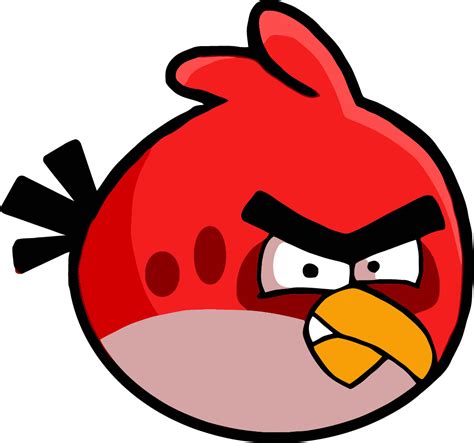 Angry Birds Red Bird Png Pet Bird Cartoon Bird Hand Drawn Bird