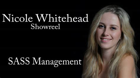 Nicole Whitehead Showreel On Vimeo