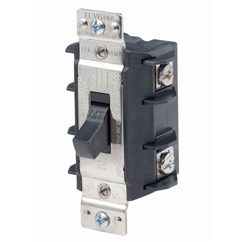 Leviton 30 Amp 600 Volt Industrial Grade Toggle In Type 1 Thermoplastic