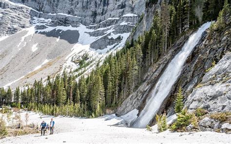 Ribbon Falls Hike In Kananaskis Country Hike Bike Travel