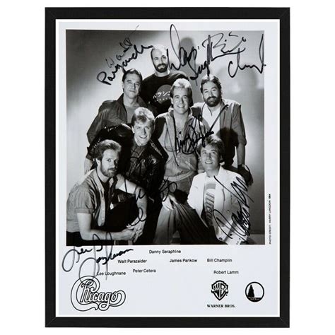 Chicago Band Signed By 6 Band Members Vintage Promo Photo Etsy