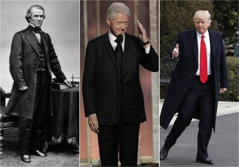 the history of impeached presidents in america from johnson to trump