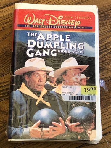 The Apple Dumpling Gang Rides Again Vhs 1998 Sealed 786936060713 Ebay