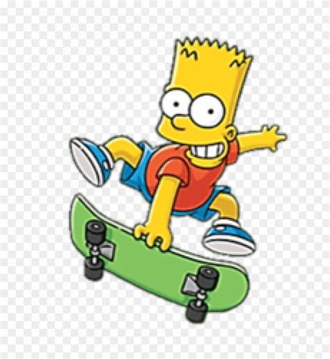 Bart Simpson On Skateboard Pic Bart Simpson Characters Images Qfb66