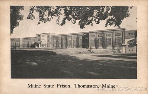 Maine State Prison Thomaston Me Postcard