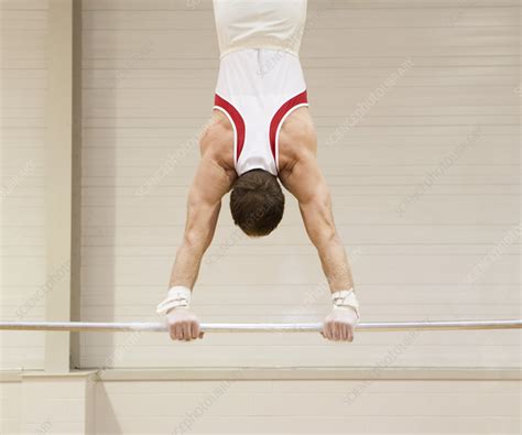 Gymnast Performing A Handstand Stock Image P9600542 Science