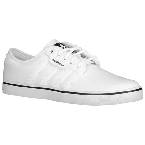 Adidas Seeley Skate Mens Shoes Sneakers White Canvas Casual Trainers