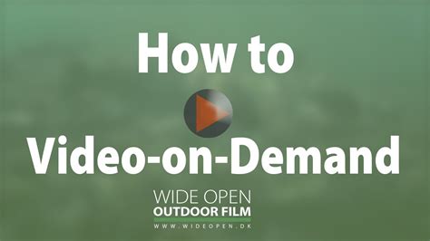 How To Video On Demand Youtube