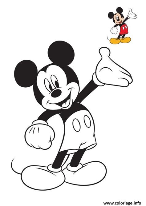 Coloriage Disney Mickey Original