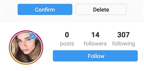 Instagram Spam Account With Picture Made To Look Verified And Has A New