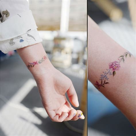 Simple Flower Wrist Tattoo Wrist Tattoos For Women Flower Wrist