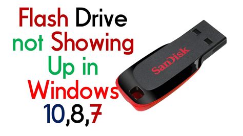 Fix Usb Flash Drive Not Showing Up In Windows 1087 Bluelight Tech