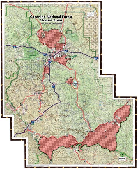 Coconino National Forest To Close Six Large Areas Due To