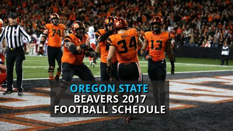 5th in the final ap poll. Oregon State Beavers 2017 football schedule - YouTube