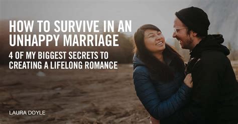 How To Survive In An Unhappy Marriage [4 Biggest Secrets]