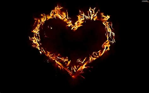 Love Heart Big Fire For Desktop Wallpapers 3360x2100