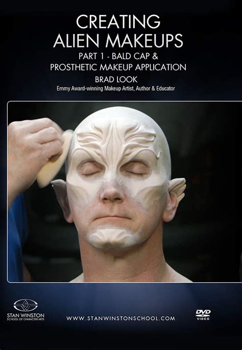 Creating Alien Makeups Part 1 Bald Cap And Prosthetic Makeup Application