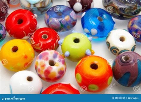 Assorted Beads Stock Image Image Of Bright Craft Group 15017737