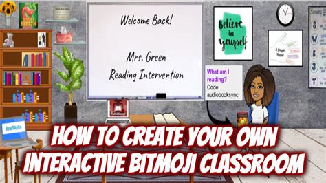 How to make interactive classrooms. How To Create An Interactive Bitmoji Virtual Classroom ...