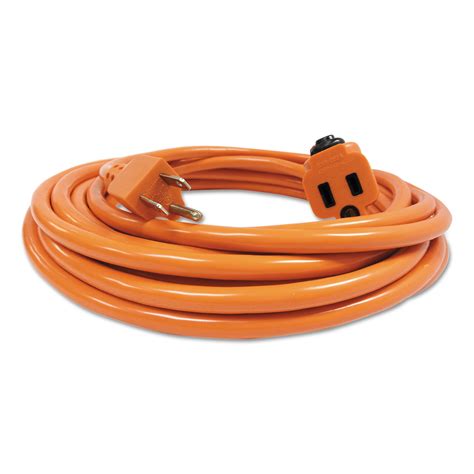 Innovera Indoor Extension Cord Locking Plug 25ft Orange