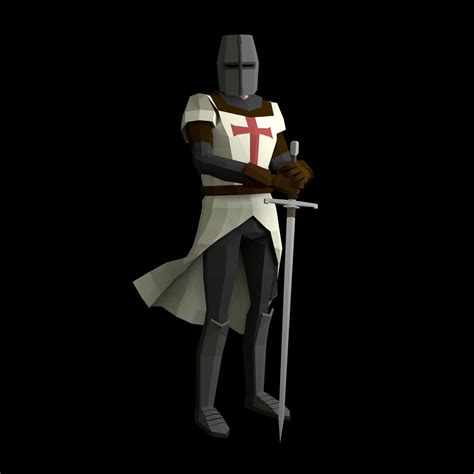 I Made A Low Poly Knight Planning On Making A Horse Soon Lowpoly Art