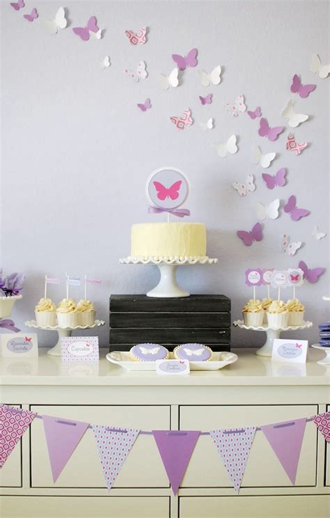 Lavender spring market street sign 22 1/2in x 5 1/2in metal decoration. Kara's Party Ideas Butterfly themed birthday party via ...