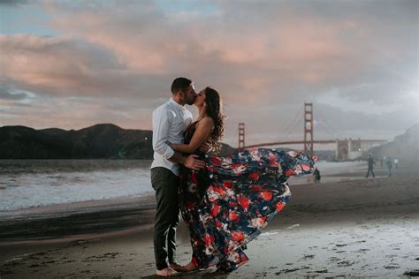 Find out here what you need to beach wedding anyone? A Baker Beach San Francisco Engagement | Baker beach san ...