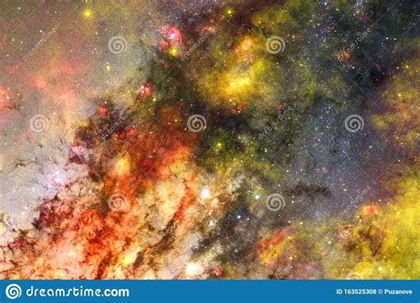 Awesome Beauty Of Starfield Somewhere In Deep Space Stock Illustration Illustration Of Galaxy