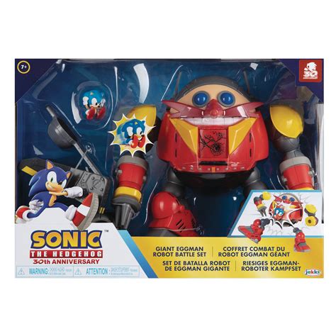 May218810 Sonic The Hedgehog Giant Eggman Robot Battle Set Cs C