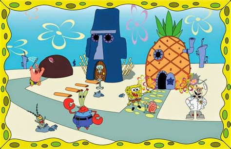 Melalui seni mewarnai gambar rumah spongebob menggambar atau melalui media gambar guna untuk mewarnainya. Gambar Rumah Spongebob Squarepants - Download Gambar Spongebob 2019