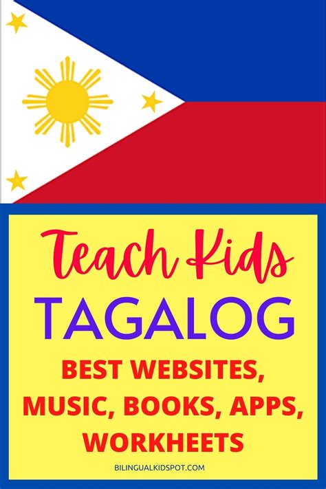 Tagalog For Kids Best Resources To Teach Tagalog 2023
