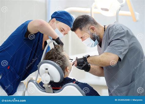 Stitches After Dental Extraction Royalty Free Stock Photo