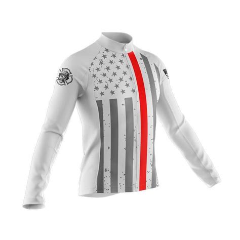 tactical thin red line thermal club jersey cycling apparel and gear bicycle booth