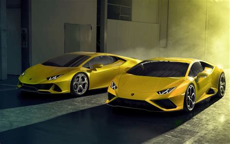 Download Wallpapers 2020 Lamborghini Huracan Evo Rwd Supercars