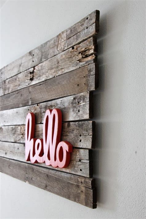 Upcycling Interiors Brilliant Ideas For Pallet Wall Art Love Chic Living